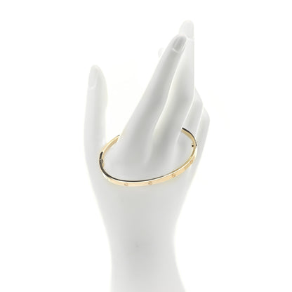Cartier 18K Yellow Gold Small LOVE Bracelet 19 2 of 7