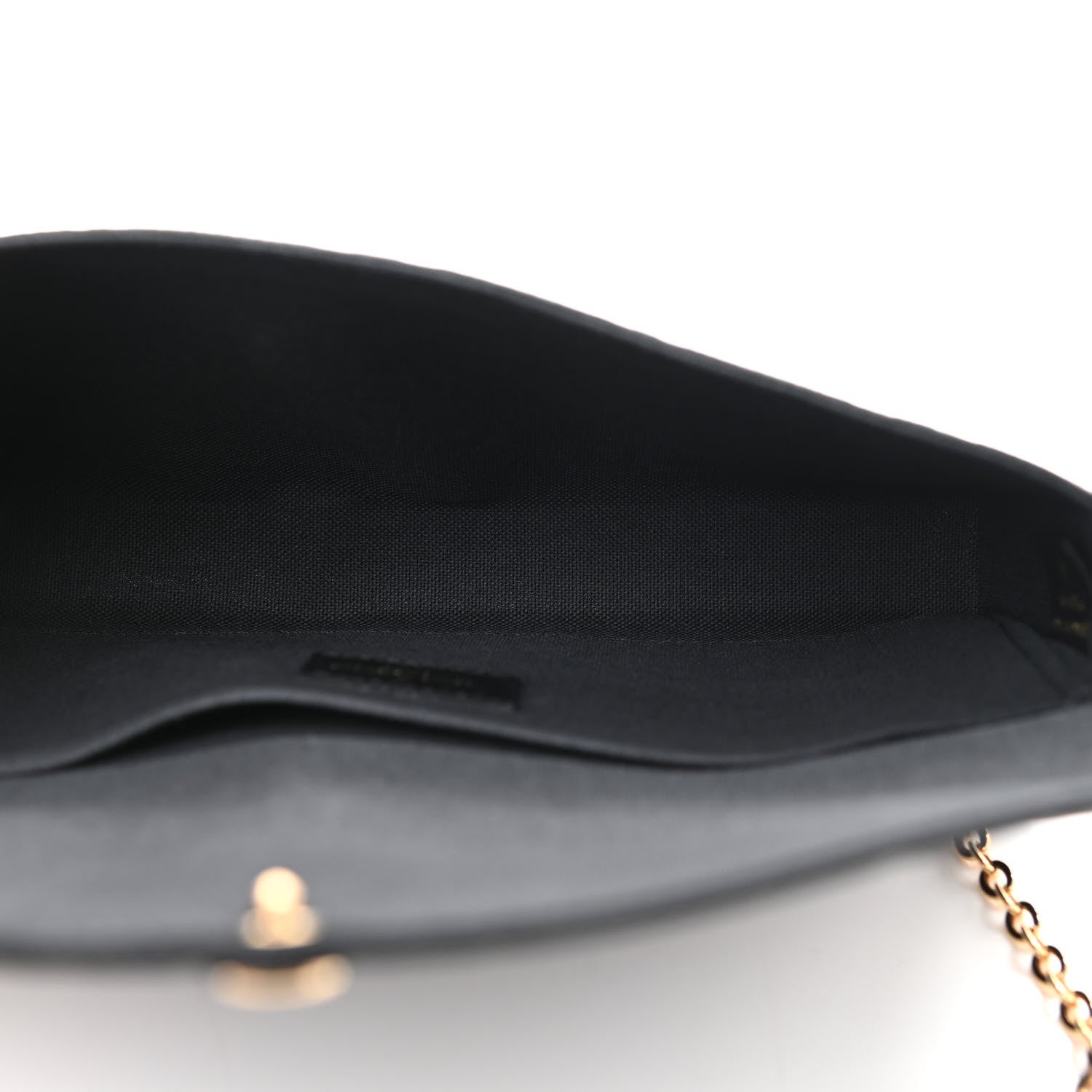 Louis Vuitton Empreinte Pochette Felicie Chain Wallet Black 6 of 9