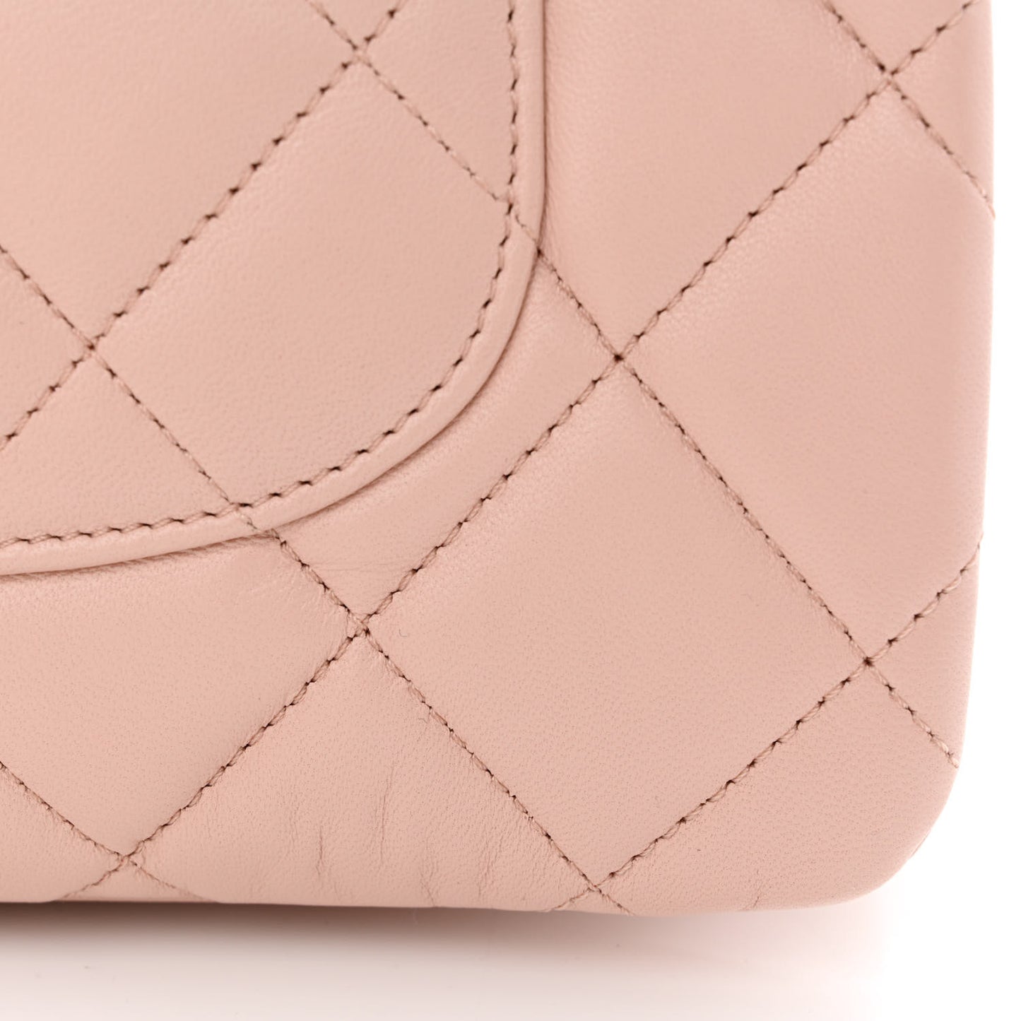 Lambskin Quilted Small Trendy Chain CC Flap Dual Handle Bag Light Pink