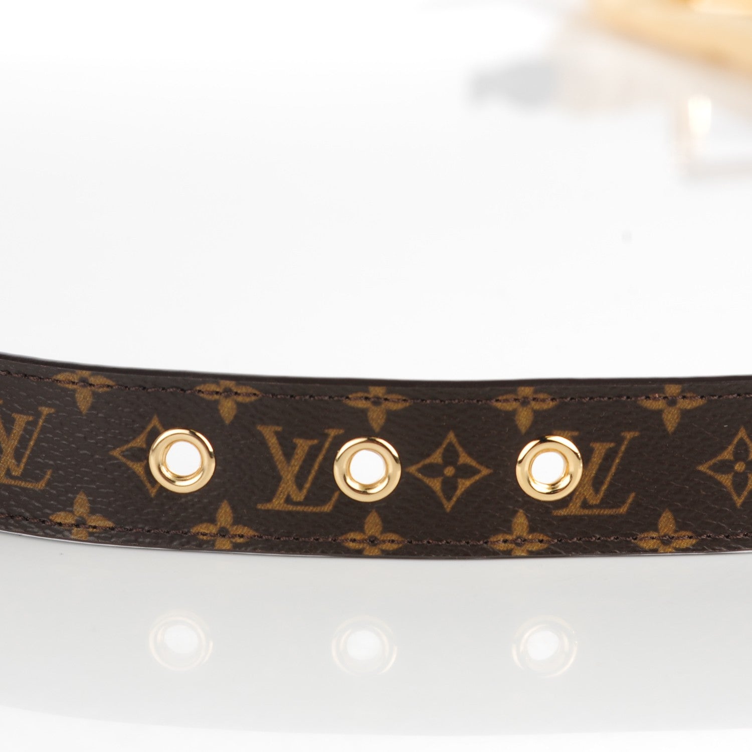 Louis Vuitton Monogram Belt 85 34 5 of 9