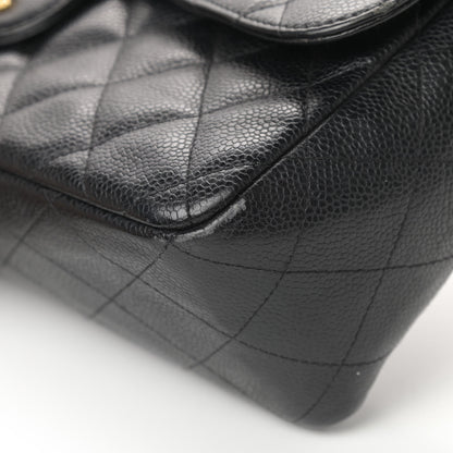 Chanel Caviar Quilted Jumbo Single Flap Black 10 of 17