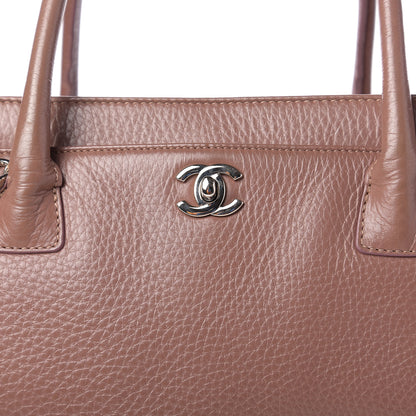 Chanel Calfskin Cerf Executive Shopper Tote Light Brown 9 of 11