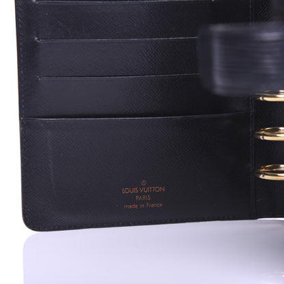 Louis Vuitton Epi Medium Ring Agenda Cover Black 6 of 8