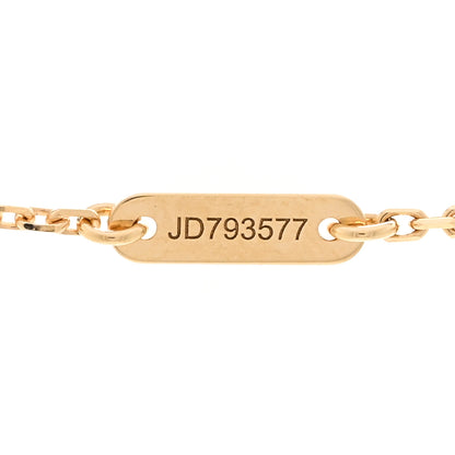 Van Cleef & Arpels 18K Yellow Gold Mother of Pearl Sweet Alhambra Butterfly Pendant Necklace 5 of 6