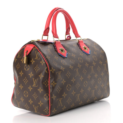 Louis Vuitton Monogram Totem Speedy 30 Flamingo 3 of 10