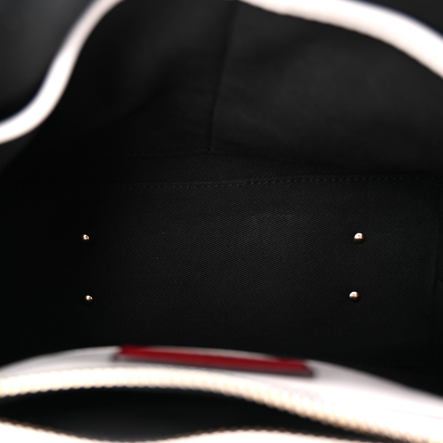 Valentino Garavani Lambskin Be My VLTN Print Candystud Top Handle Bag White Red Black 5 of 9