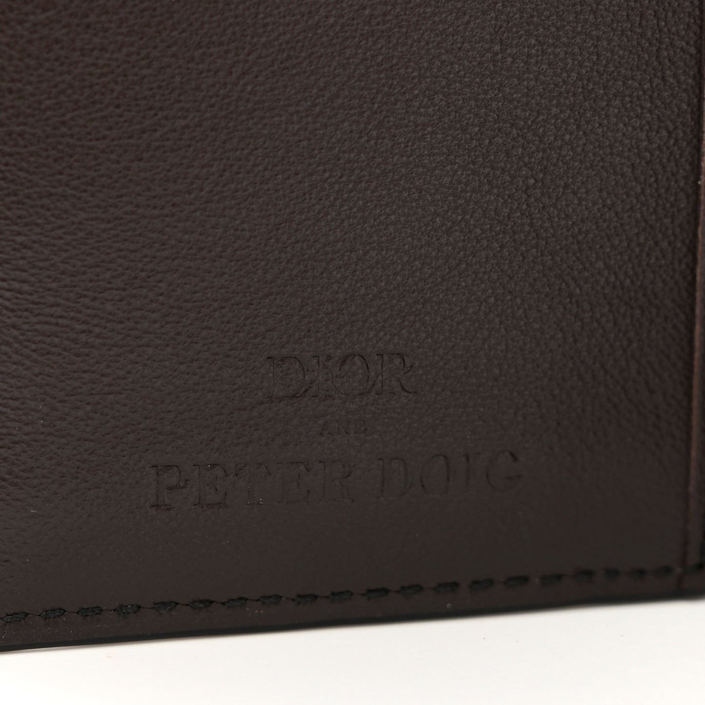 X Peter Doig Calfskin Camouflage Bi-Fold Wallet Multicolor