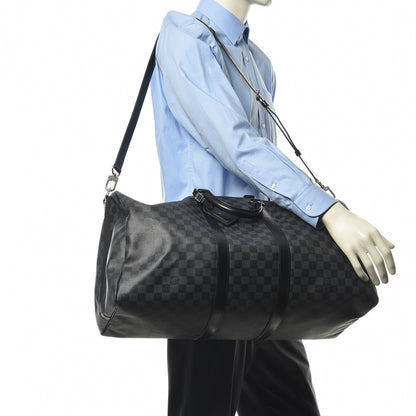 Louis Vuitton Damier Graphite Keepall Bandouliere 55 2 of 17