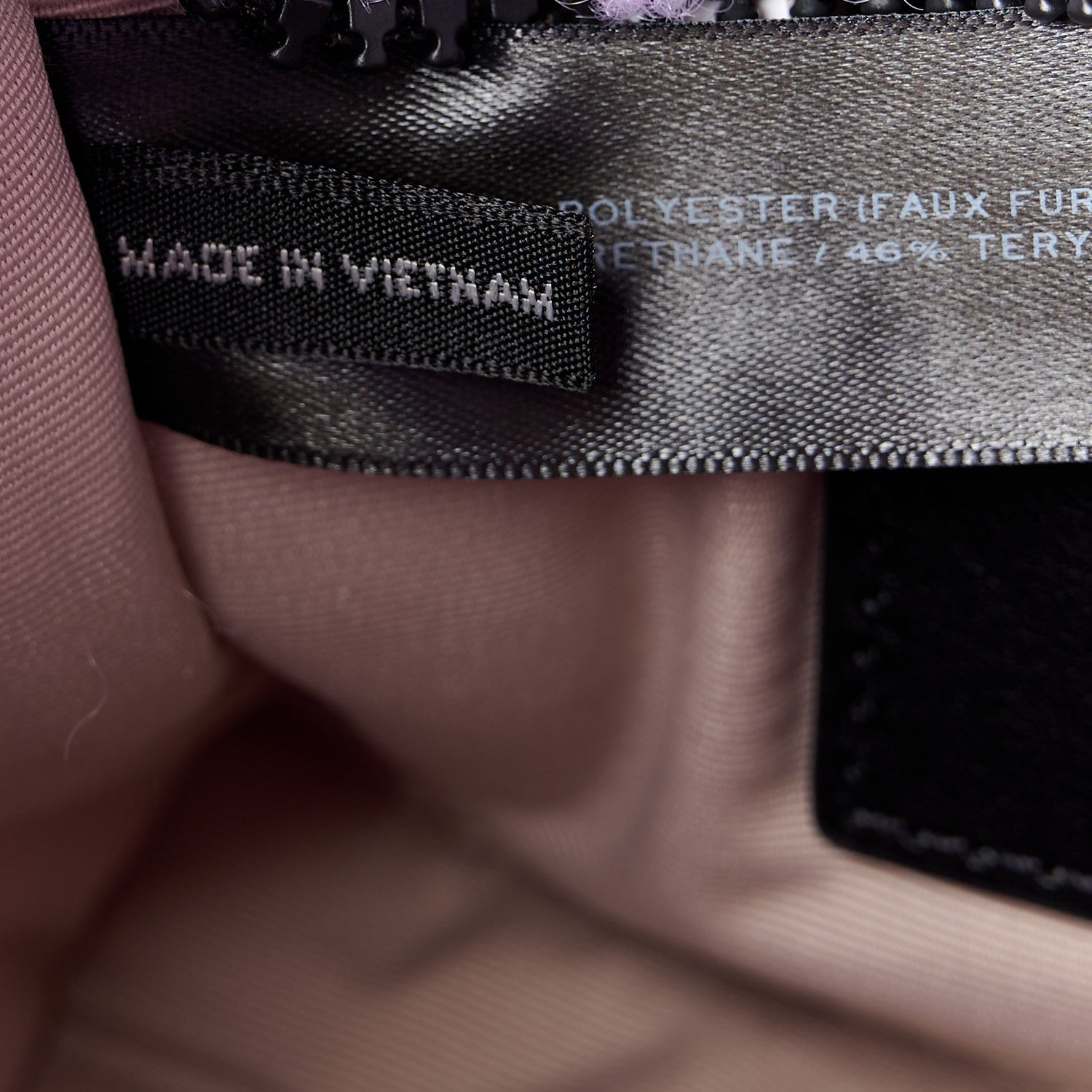 Marc Jacobs Faux Shearling Mini The Traveler Tote Bag Lilac 7 of 10