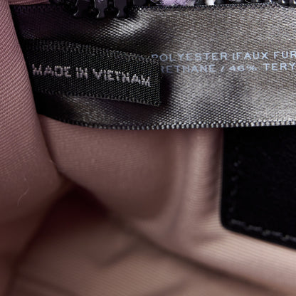 Marc Jacobs Faux Shearling Mini The Traveler Tote Bag Lilac 7 of 10