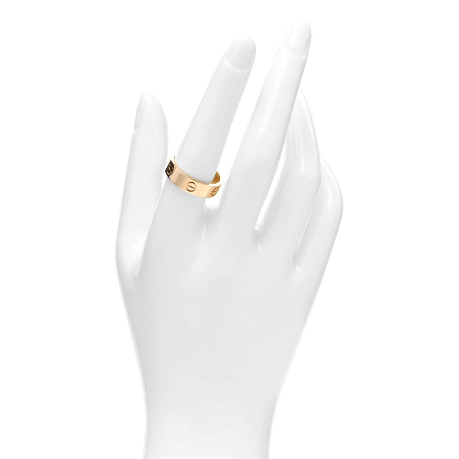 Cartier 18K Yellow Gold 5.5mm LOVE Ring 58 8.25 2 of 5