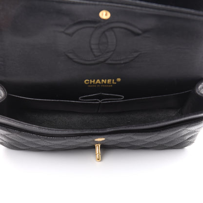 Chanel Caviar Quilted Medium Double Flap Black 5 of 17