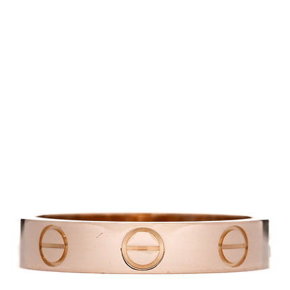 Cartier 18K Pink Gold 3.5mm LOVE Wedding Band Ring 49 5 1 of 5