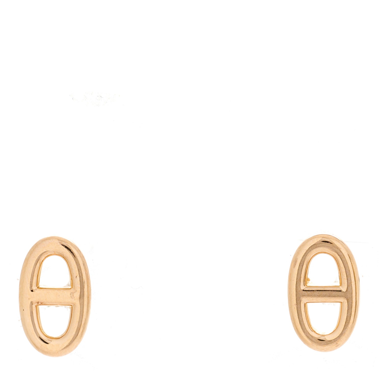 Hermes 18K Rose Gold TPM Farandole Stud Earrings 1 of 6
