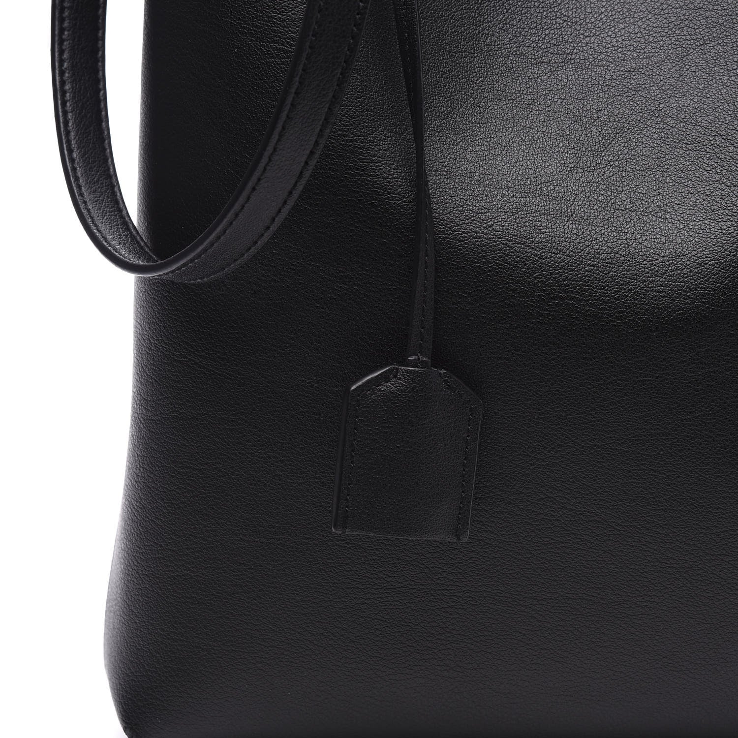 Saint Laurent Calfskin Toy Shopping Tote Black 8 of 9