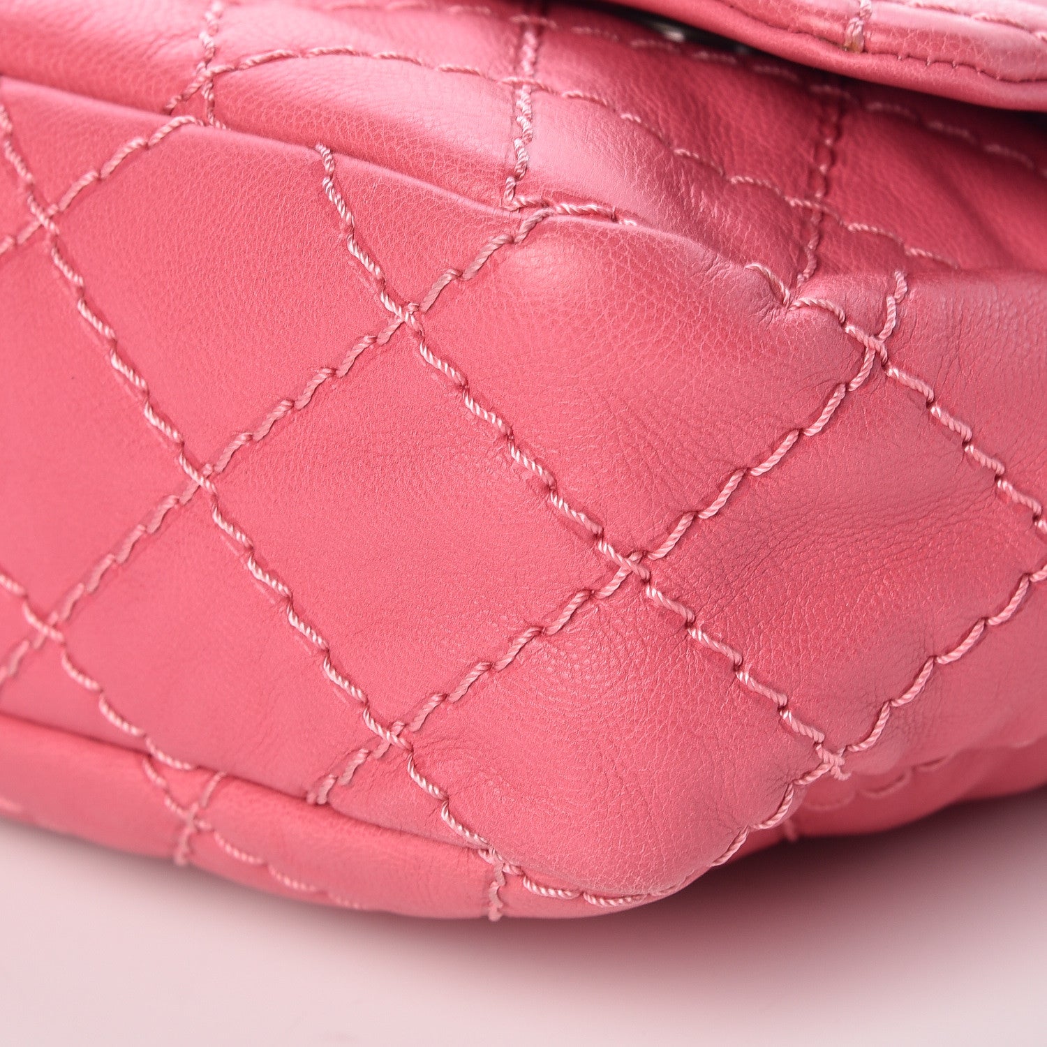 Chanel Calfskin Ultimate Stitch Flap Pink 9 of 9