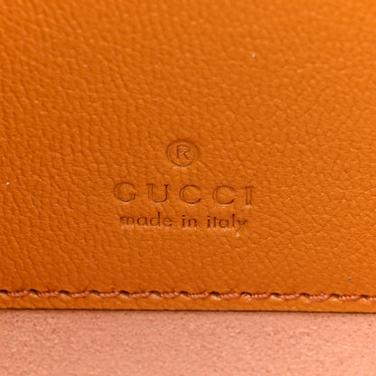 Gucci GG Supreme Monogram New Sakai Calfskin Mini Padlock Top Handle Shoulder Bag Beige Ebony Mystic White Sun Oil 6 of 11
