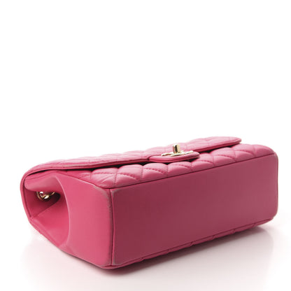 Chanel Lambskin Quilted Medium Mademoiselle Chic Flap Pink 4 of 19