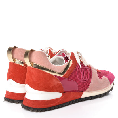 Louis Vuitton Suede Run Away Sneakers 40 Fuchsia Rouge 4 of 11