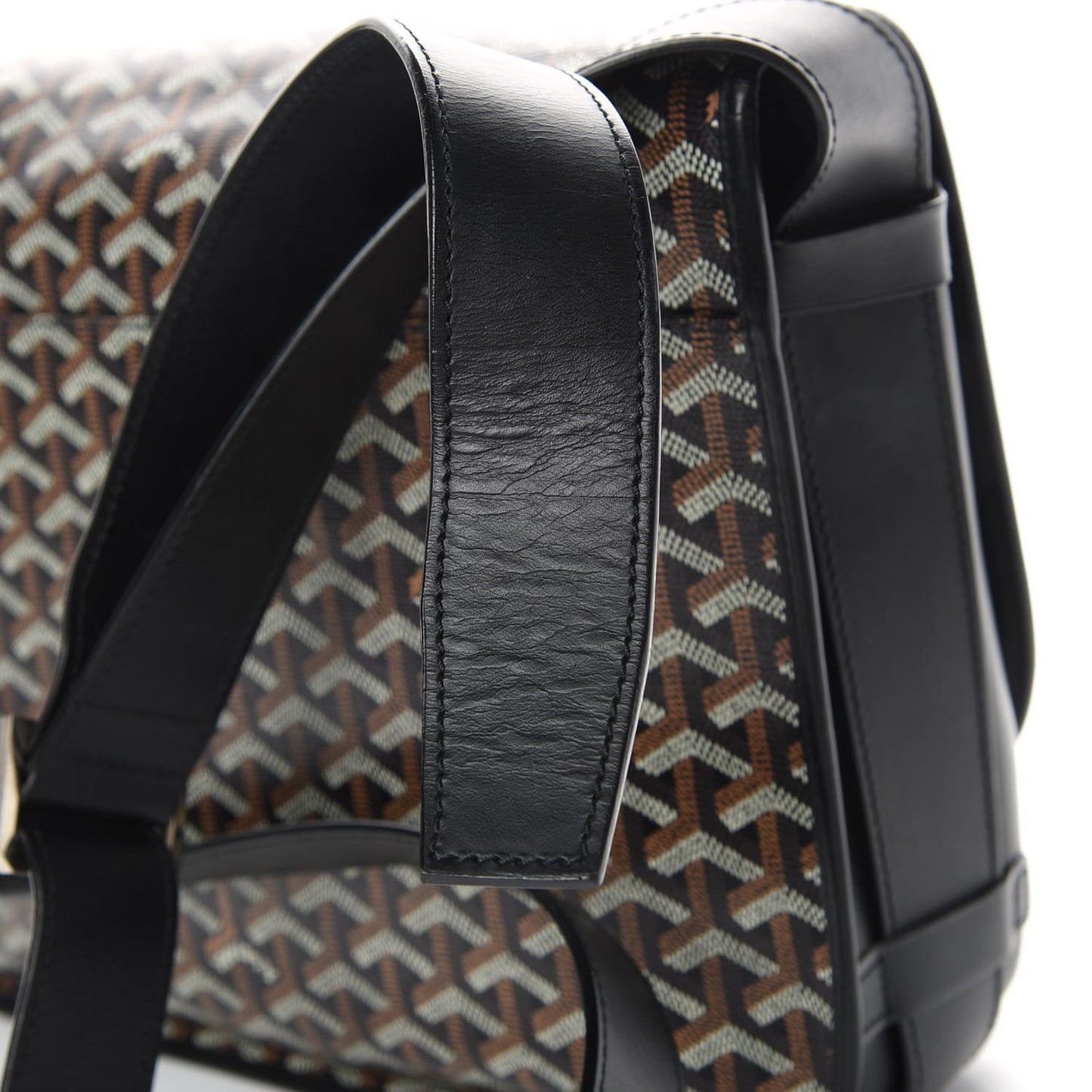 Goyardine Belvedere GM Messenger Bag Black