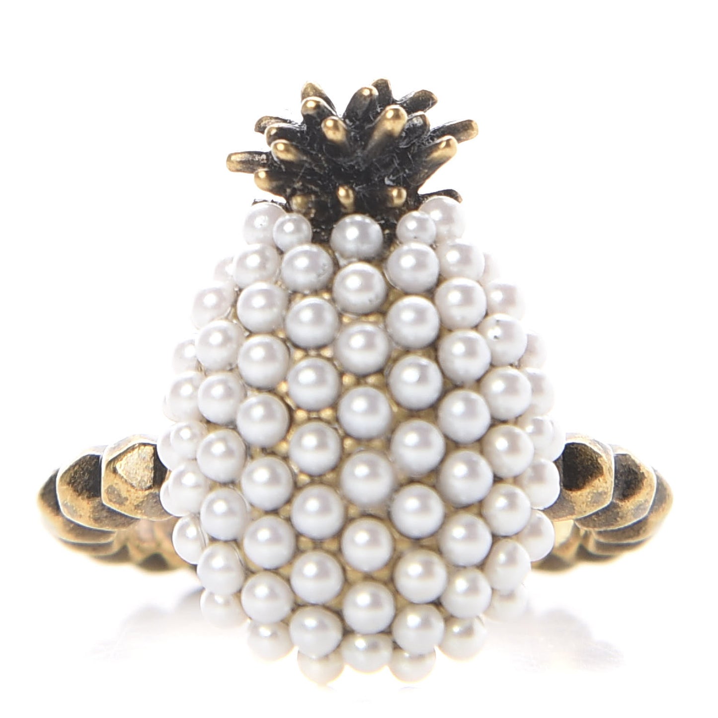 Pearl Pineapple Ring L Cream