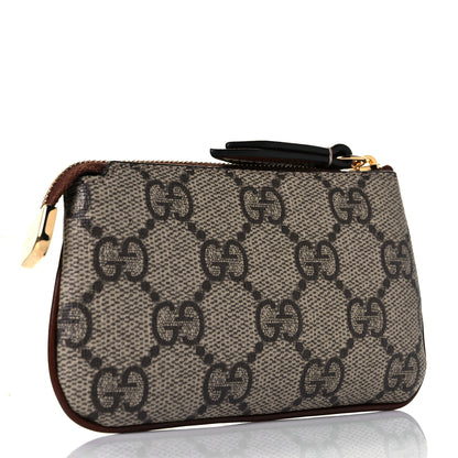 Gucci GG Supreme Monogram Key Case Brown 3 of 10