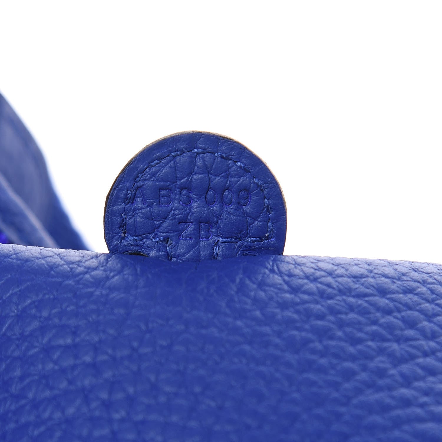 Hermes Taurillon Clemence Evelyne TPM Bleu Electrique 8 of 12