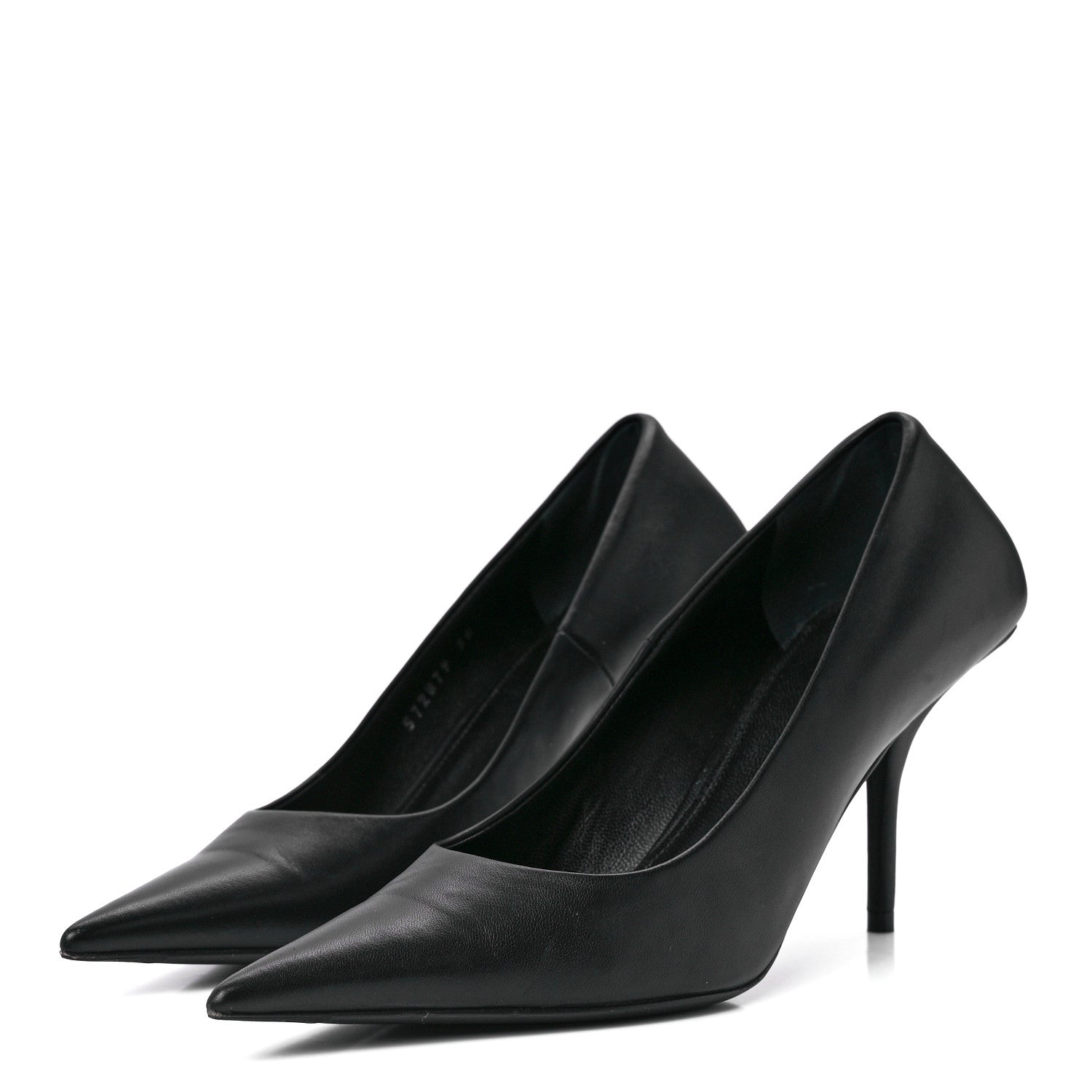 Balenciaga Nappa Square Knife 80mm Pumps 36 Black 3 of 9