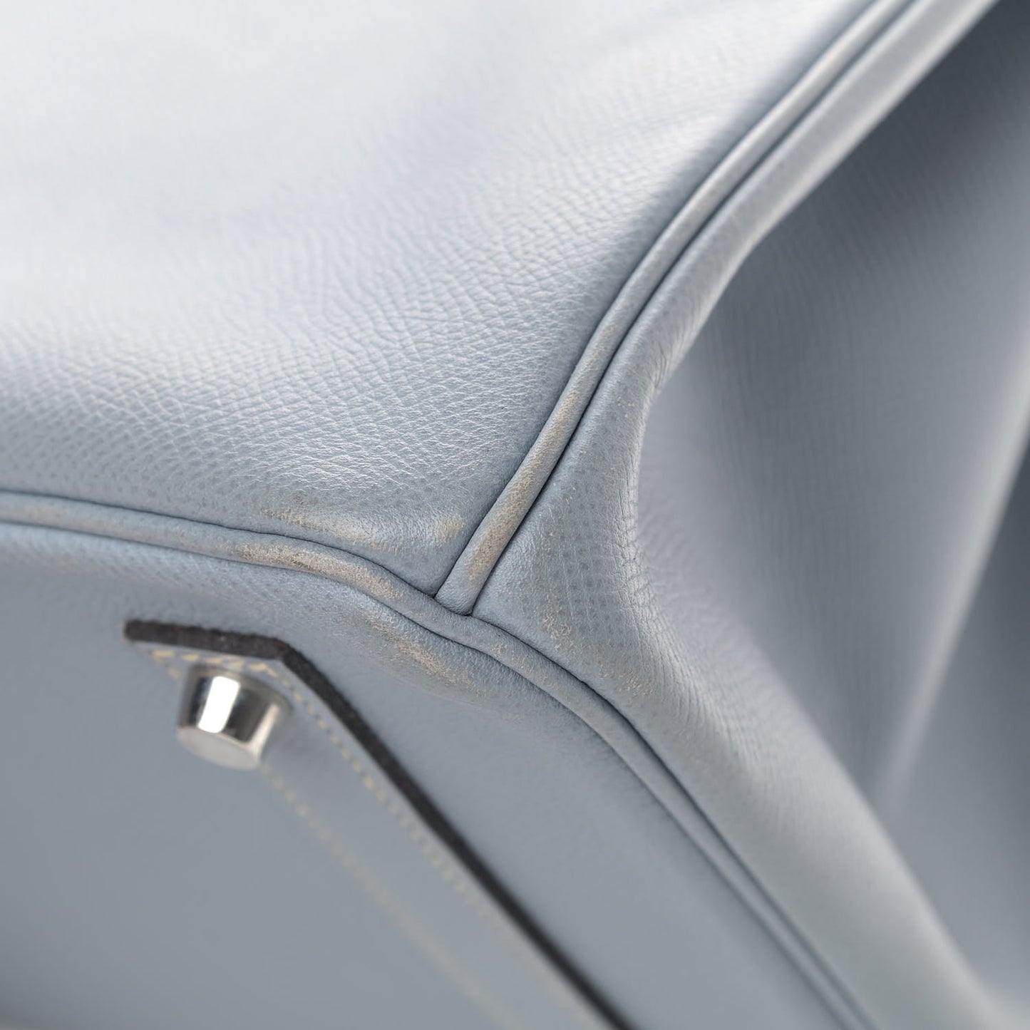 Epsom Birkin 35 Bleu Lin