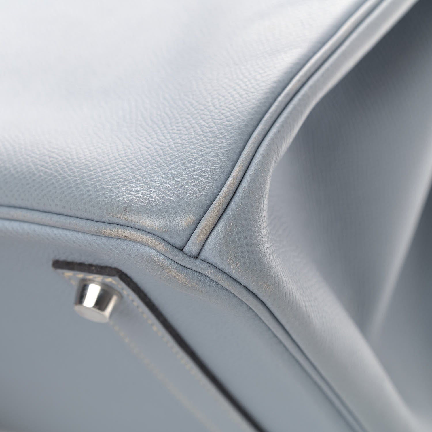 Hermes Epsom Birkin 35 Bleu Lin 8 of 14