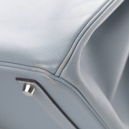 Hermes Epsom Birkin 35 Bleu Lin 8 of 14
