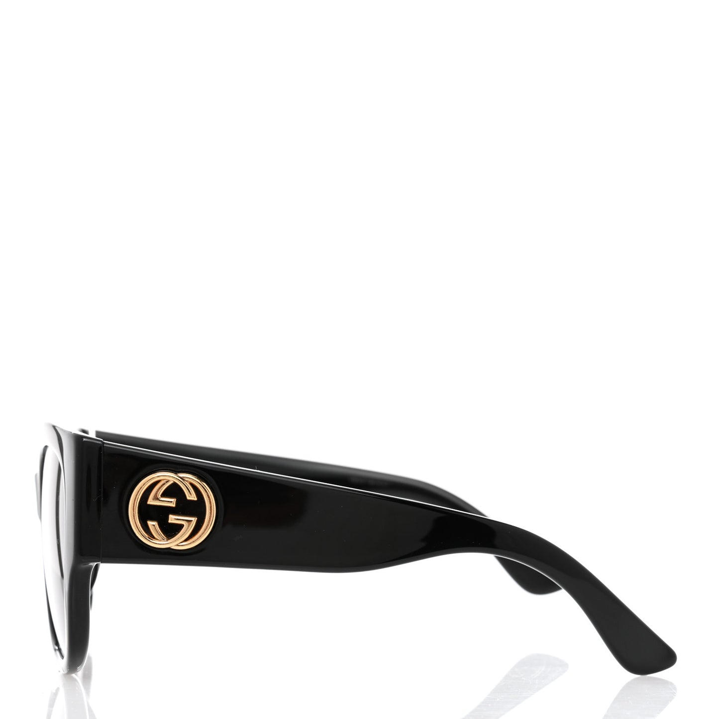 Acetate Square Frame Sunglasses GG0142SA Black