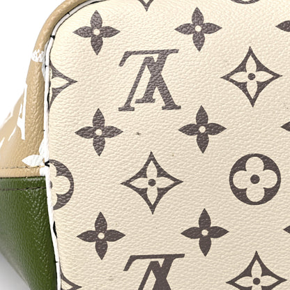Louis Vuitton Monogram Giant Neverfull MM Kaki 16 of 17