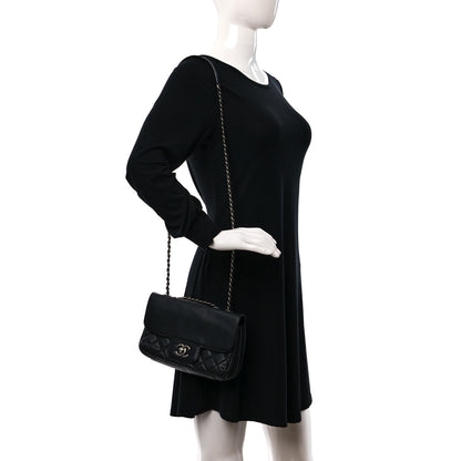 Chanel Caviar All About Flap Bag Black 2 of 11