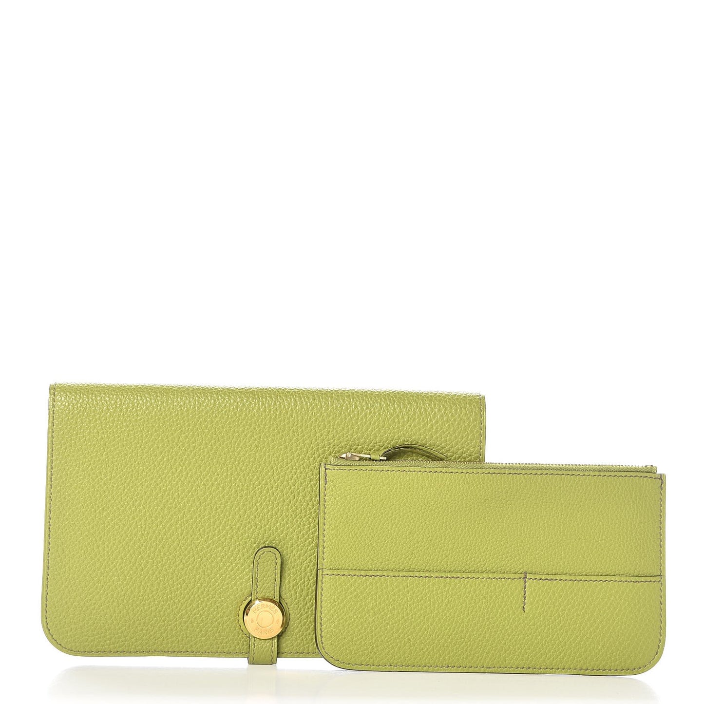 Togo Dogon Duo Wallet Vert Anis