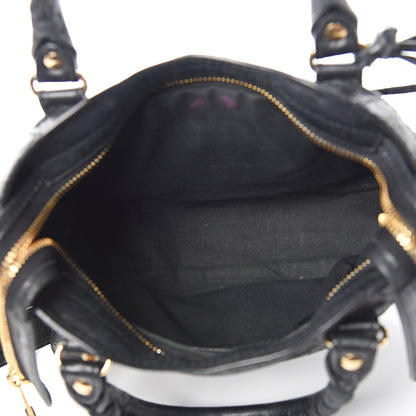 Balenciaga Agneau Giant 12 Gold Hardware Mini City Black 4 of 11