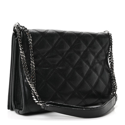 Saint Laurent Lambskin Quilted Mini Becky Chain Bag Black 3 of 10