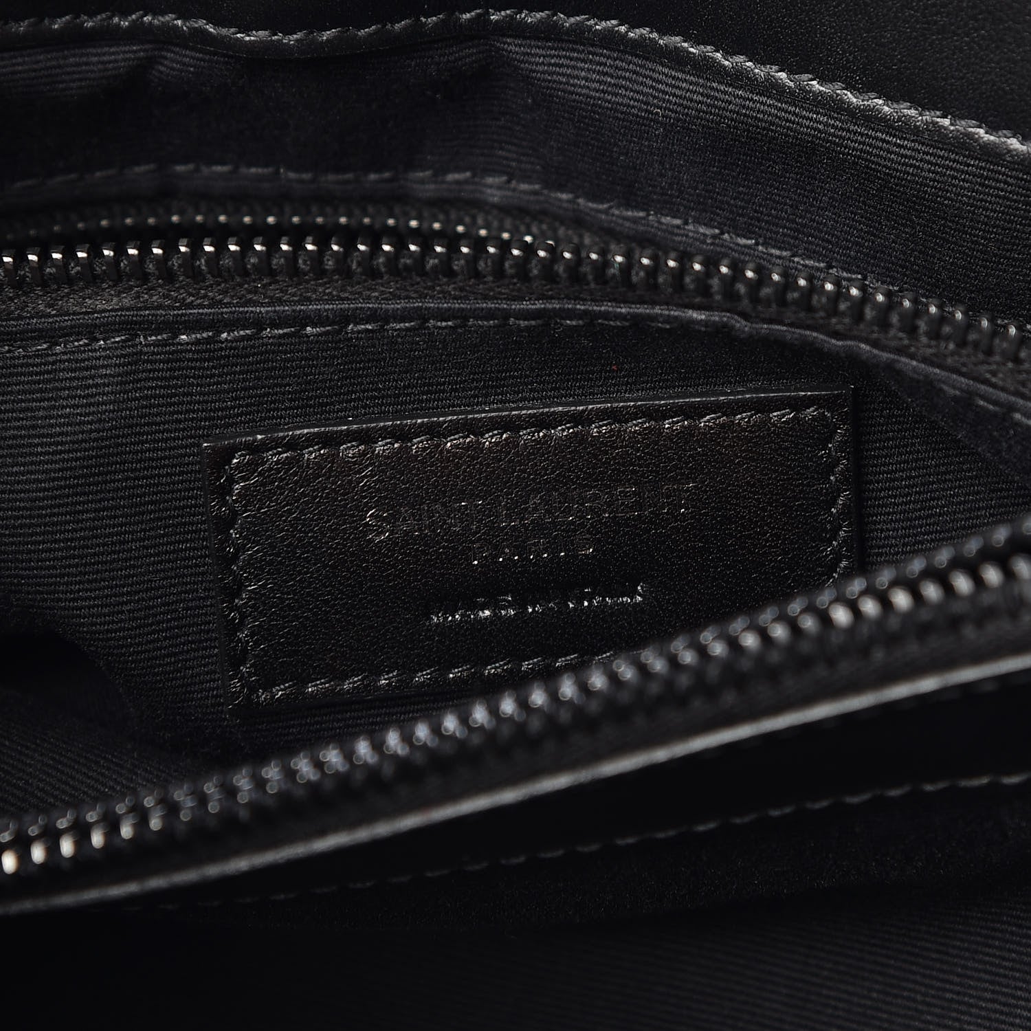 Saint Laurent Calfskin Y Quilted Monogram Medium Loulou Chain Satchel Black 6 of 10