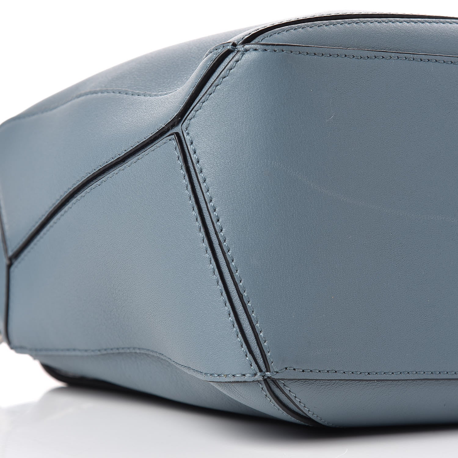 Loewe Calfskin Small Puzzle Bag Stone Blue 9 of 10