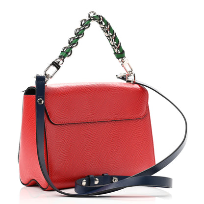 Louis Vuitton Epi Twist Braided Strap Shoulder Bag PM Coquelicot 4 of 13
