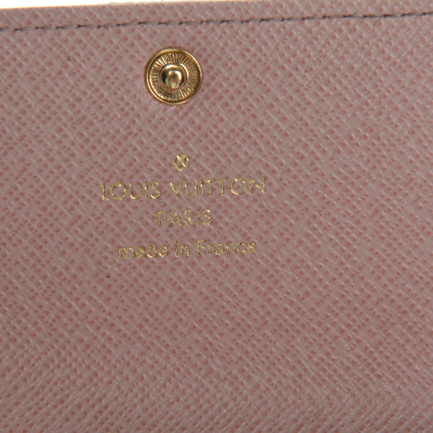 Damier Ebene Multicles 6 Key Holder Rose Ballerine