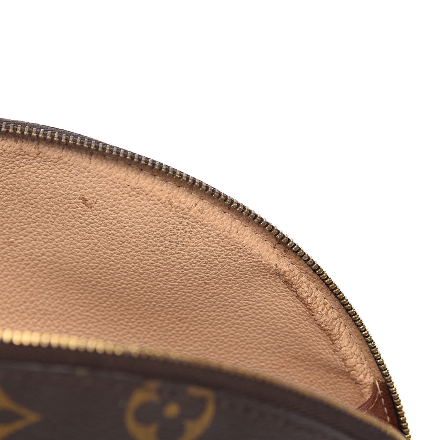 Louis Vuitton Monogram Trousse Demi Ronde 9 of 19