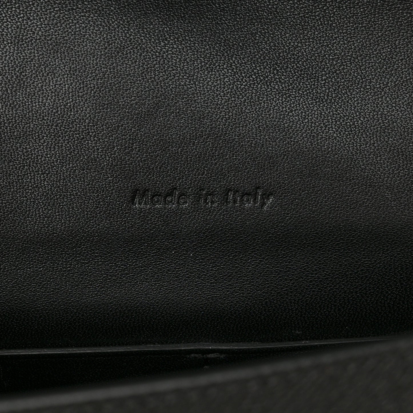 Grained Calfskin Compact Trotteur  Black
