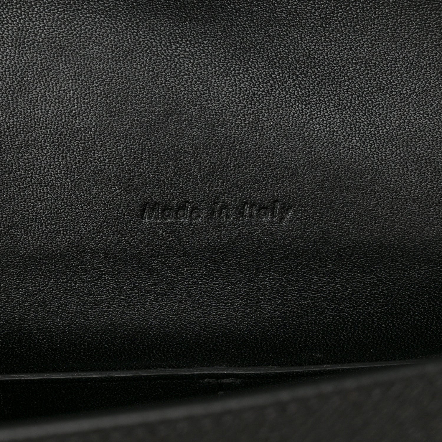 Celine Grained Calfskin Compact Trotteur  Black 6 of 12