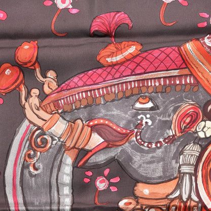 Hermes Silk Beloved India Scarf 90 3 of 6