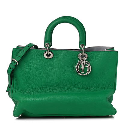 Christian Dior Bullcalf Large Diorissimo Tote Green 1 of 15
