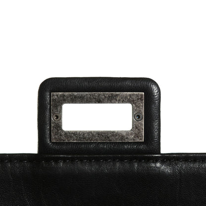 Chanel Washed Lambskin Maxi Take Away Flap Bag Black 12 of 16