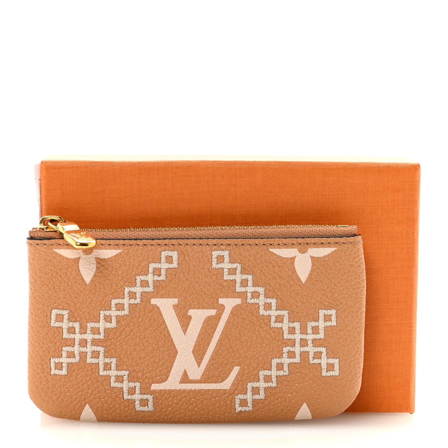 Empreinte Monogram Giant Broderies Key Pouch Arizona