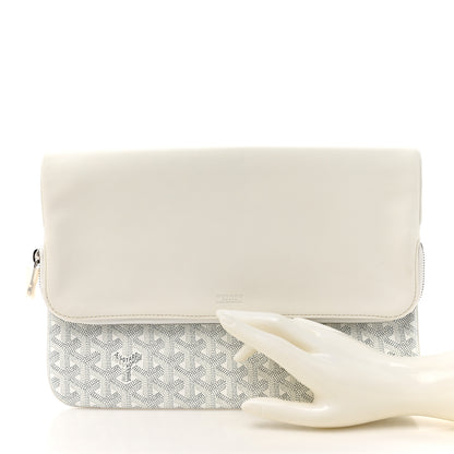 Goyard Goyardine Sainte Marie Soft Clutch White 2 of 8