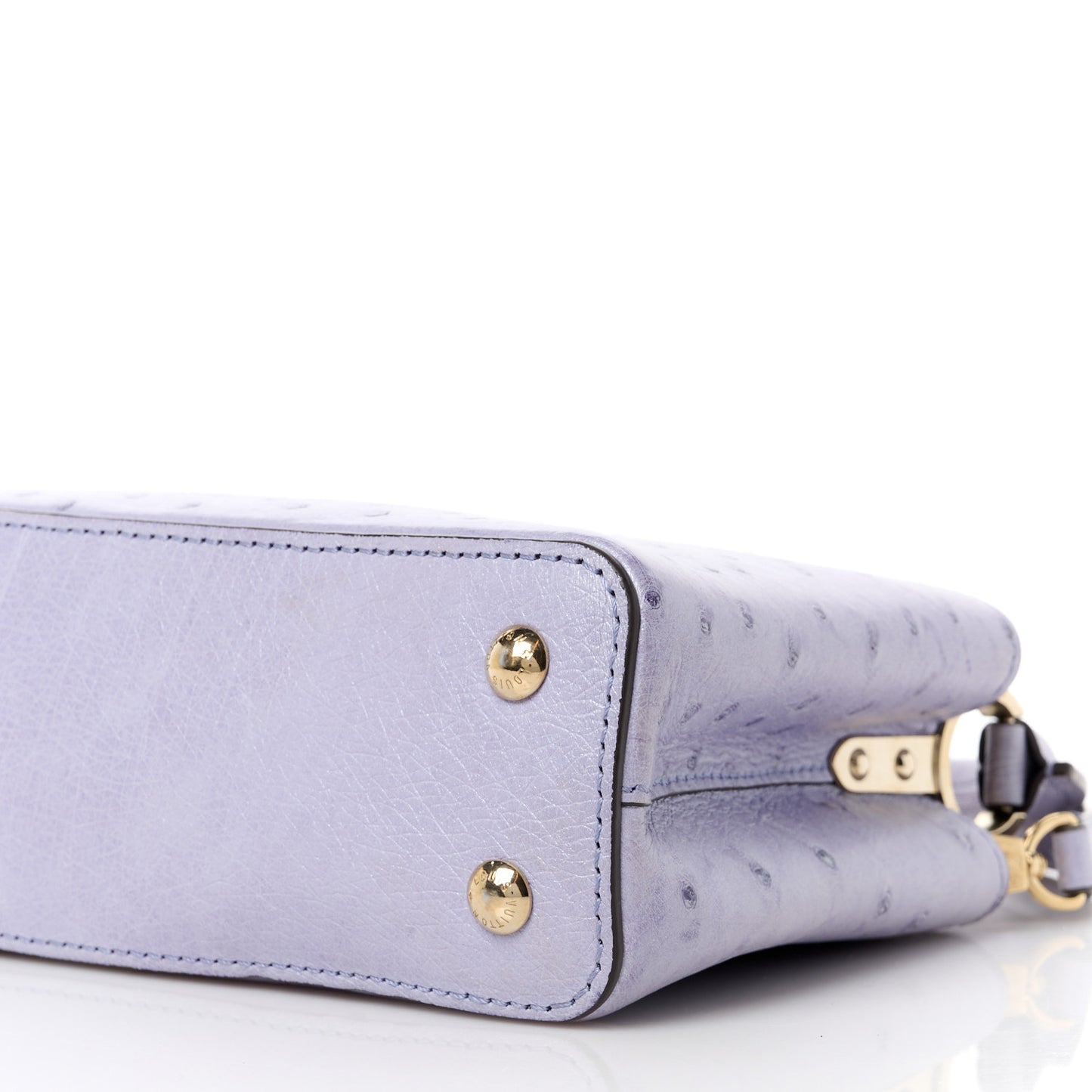 Ostrich Capucines Mini Grey